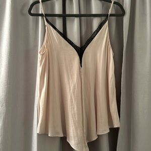 Buckle Women’s Tank Top With Lace Size M